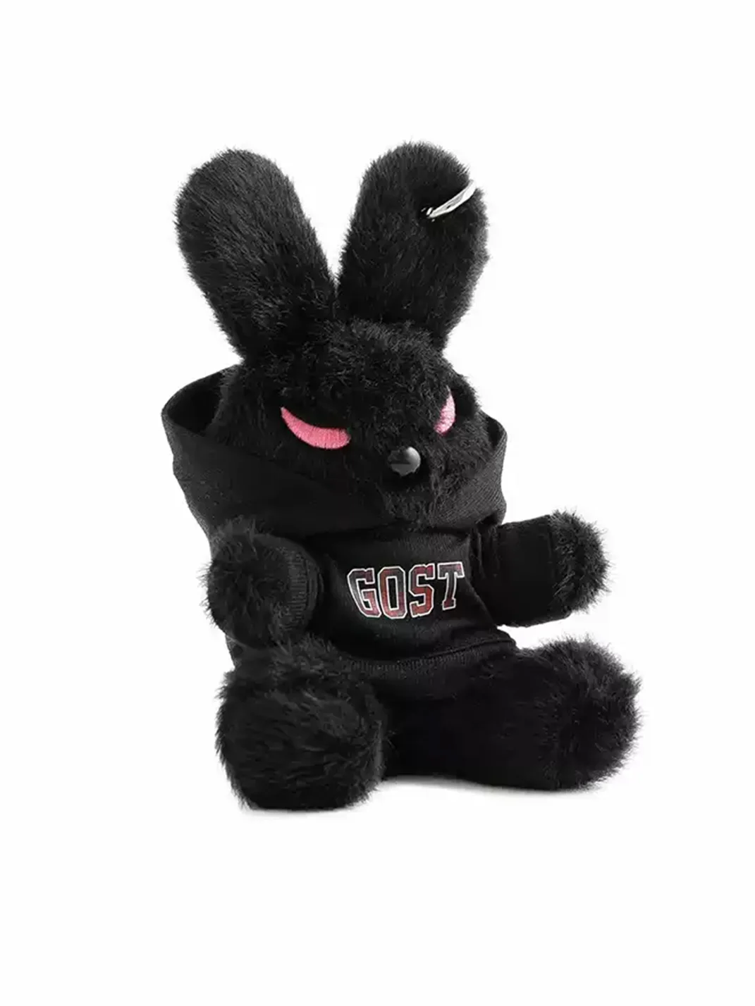 GOST | Embroidered Eye Punk Rabbit Plush Keychain