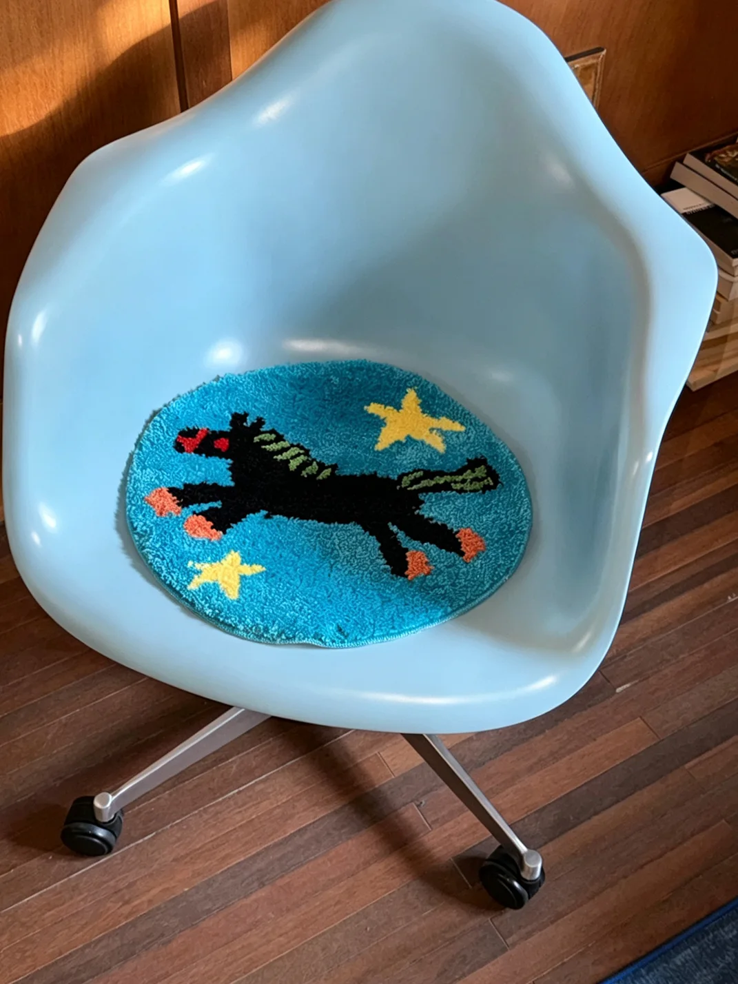 Click | Round Cartoon Animal Tufted Chair Cushion