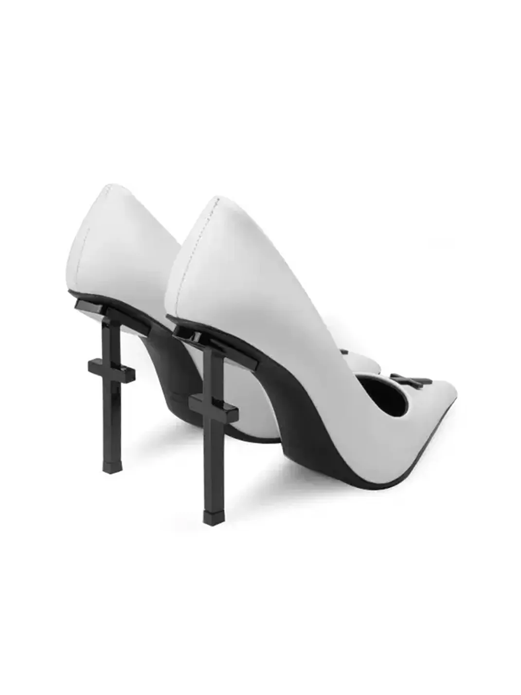 Colorful Bridge | Crucifix Pointed-Toe Wedding Heels