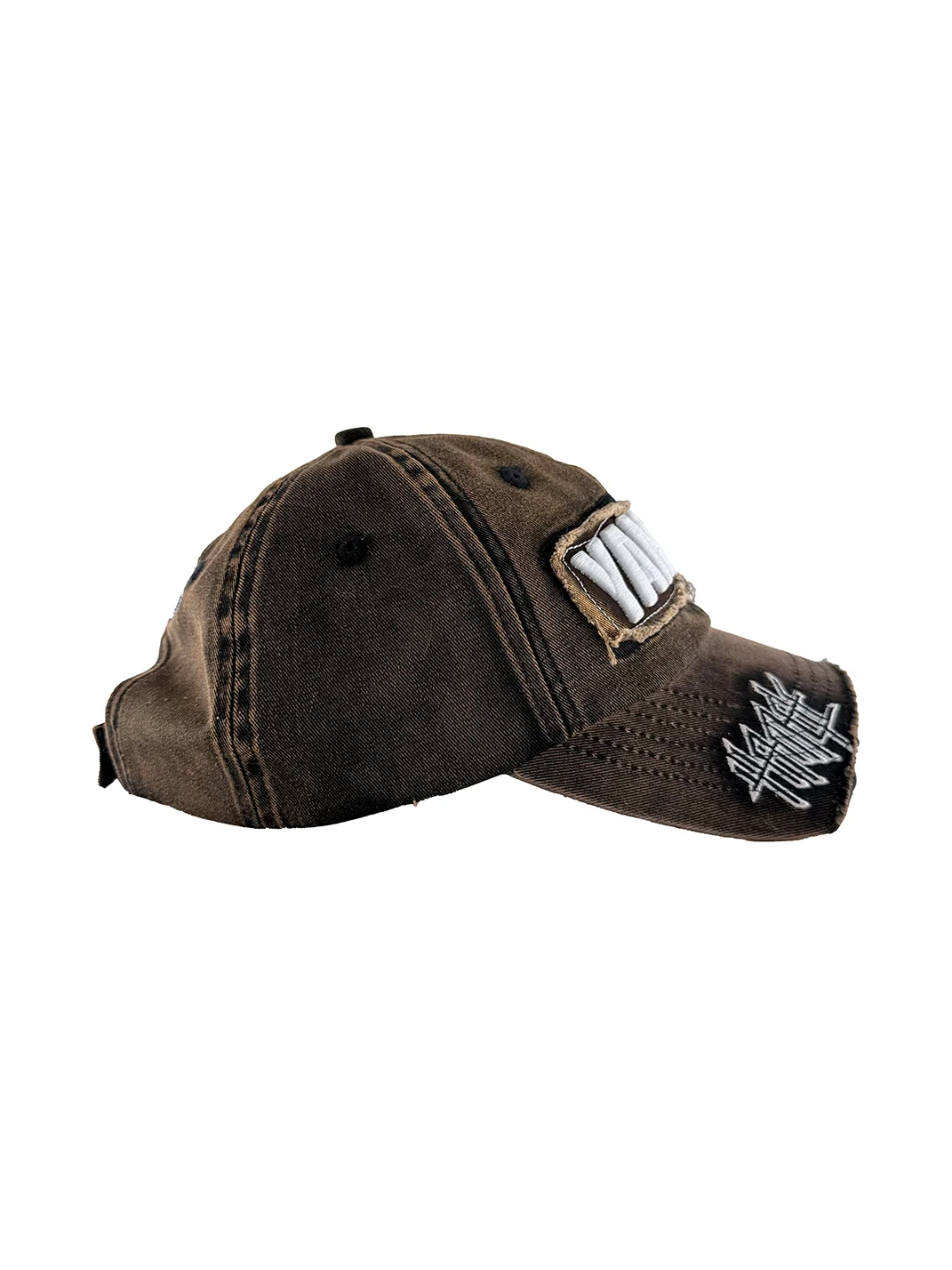 PCCVISION | Distressed Washed Embroidered Baseball Cap
