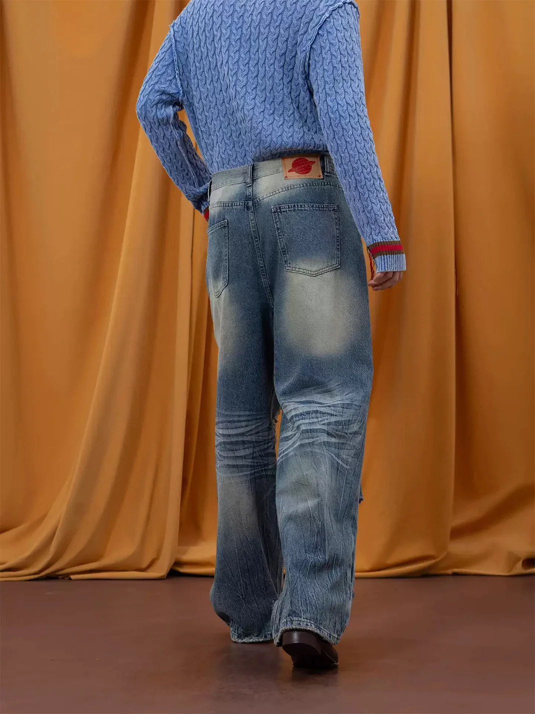 CLP | Distressed Wide Leg Jeans