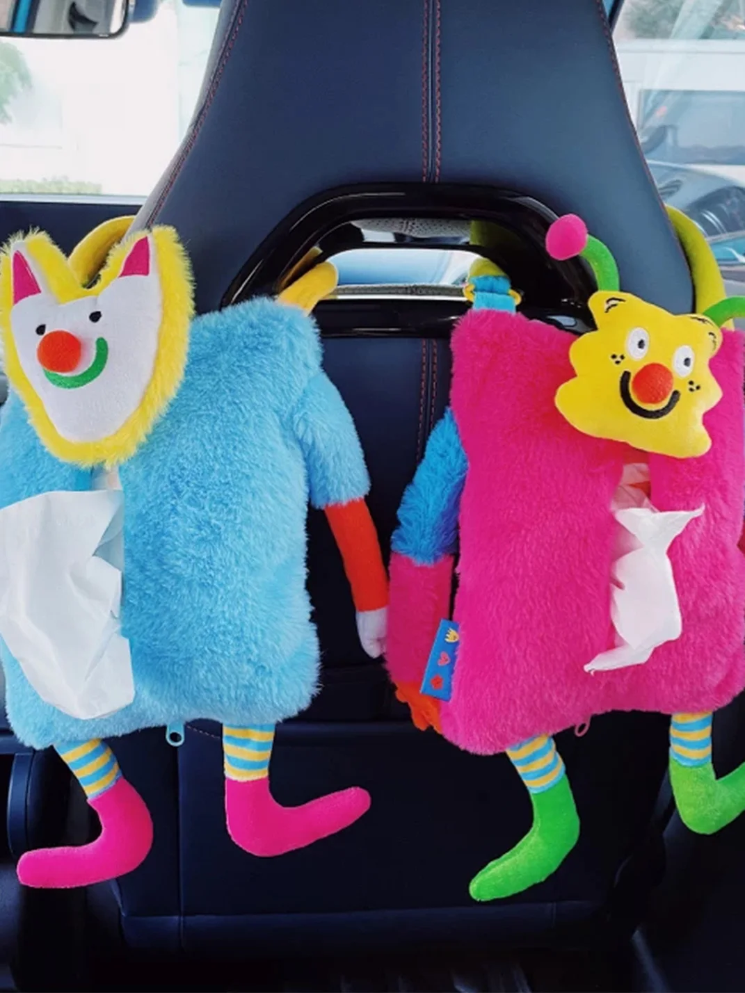 Uodycoco | Plush Cartoon Car Tissue Holder