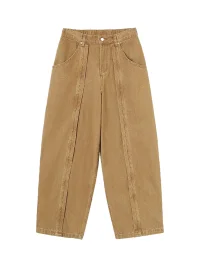 CLP | Pleated Relaxed Wide-Leg Jeans