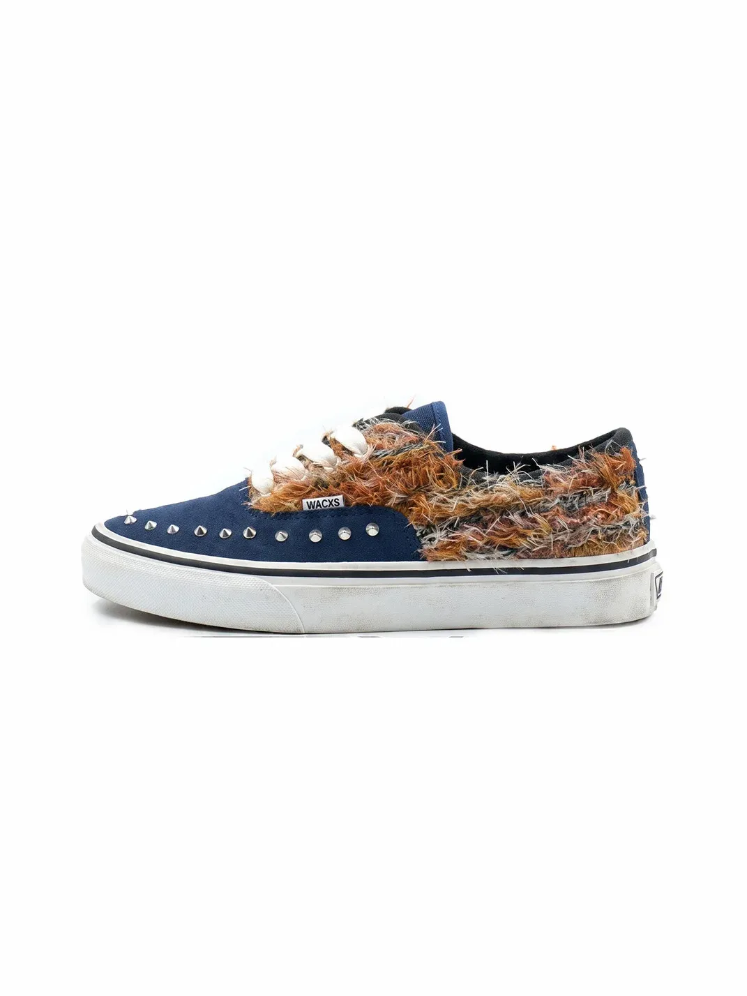 ZDZZFT | Studded Rhinestone Suede Low Top Sneakers