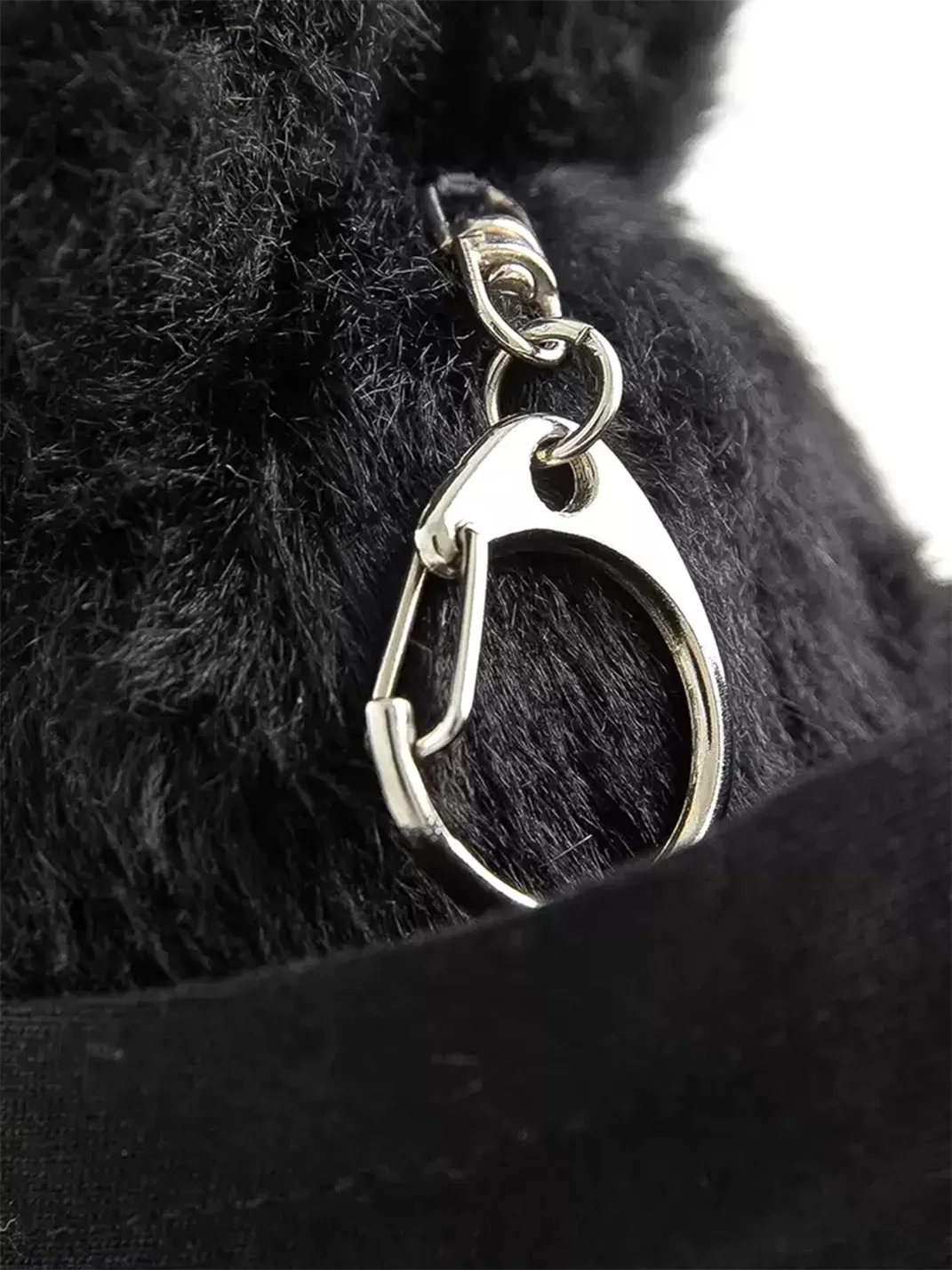 GOST | Embroidered Eye Punk Rabbit Plush Keychain