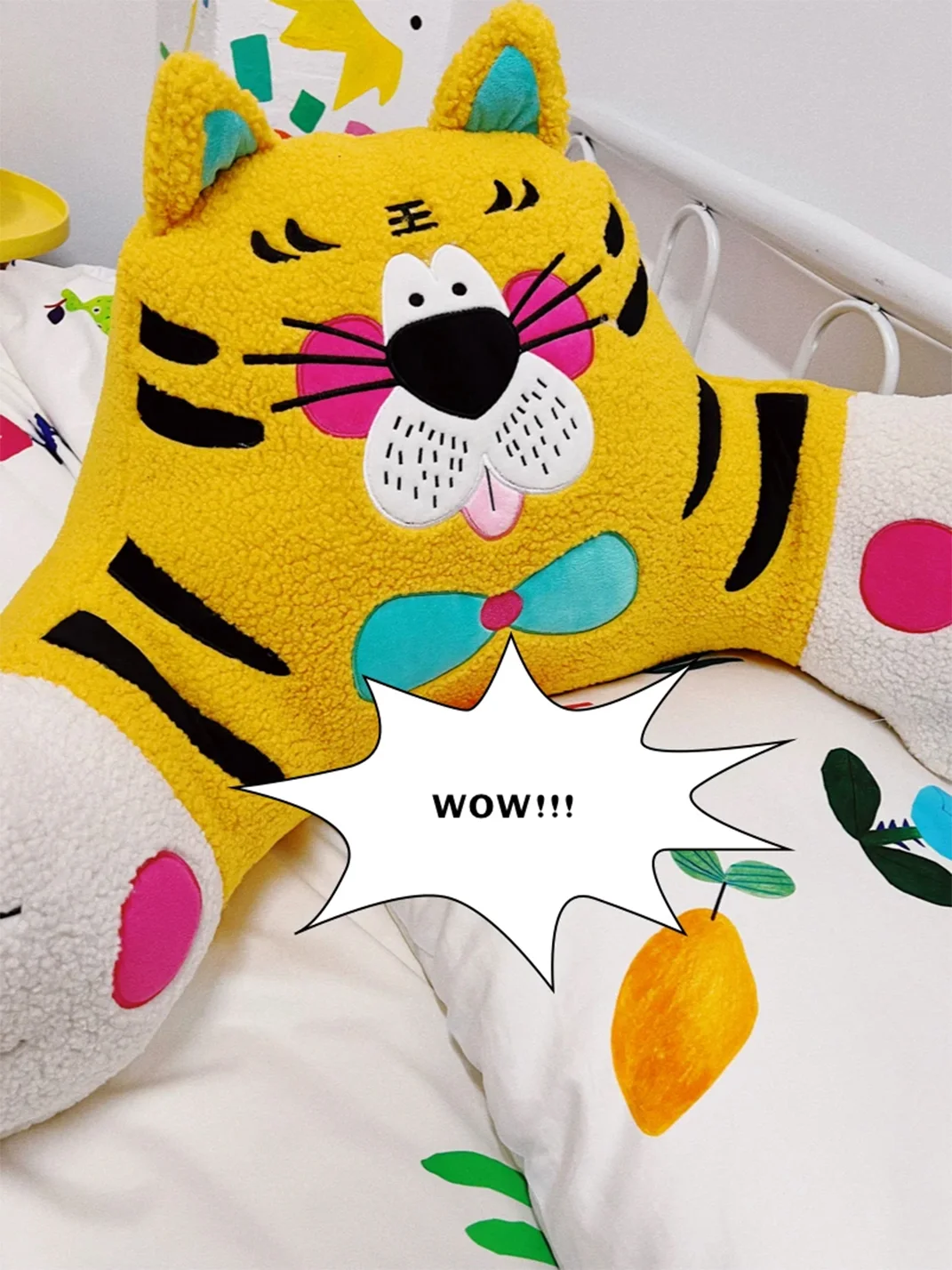 Uodycoco | Cute Tiger Plush Lumbar Support Pillow