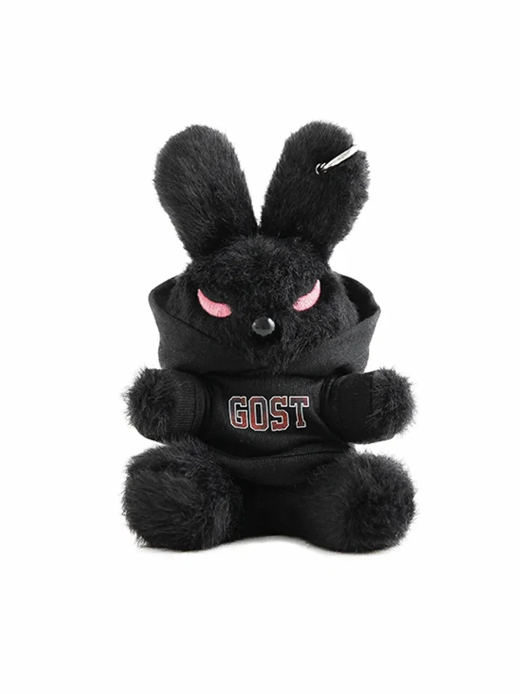 GOST | Embroidered Eye Punk Rabbit Plush Keychain