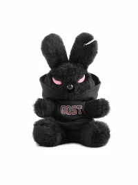 GOST | Embroidered Eye Punk Rabbit Plush Keychain