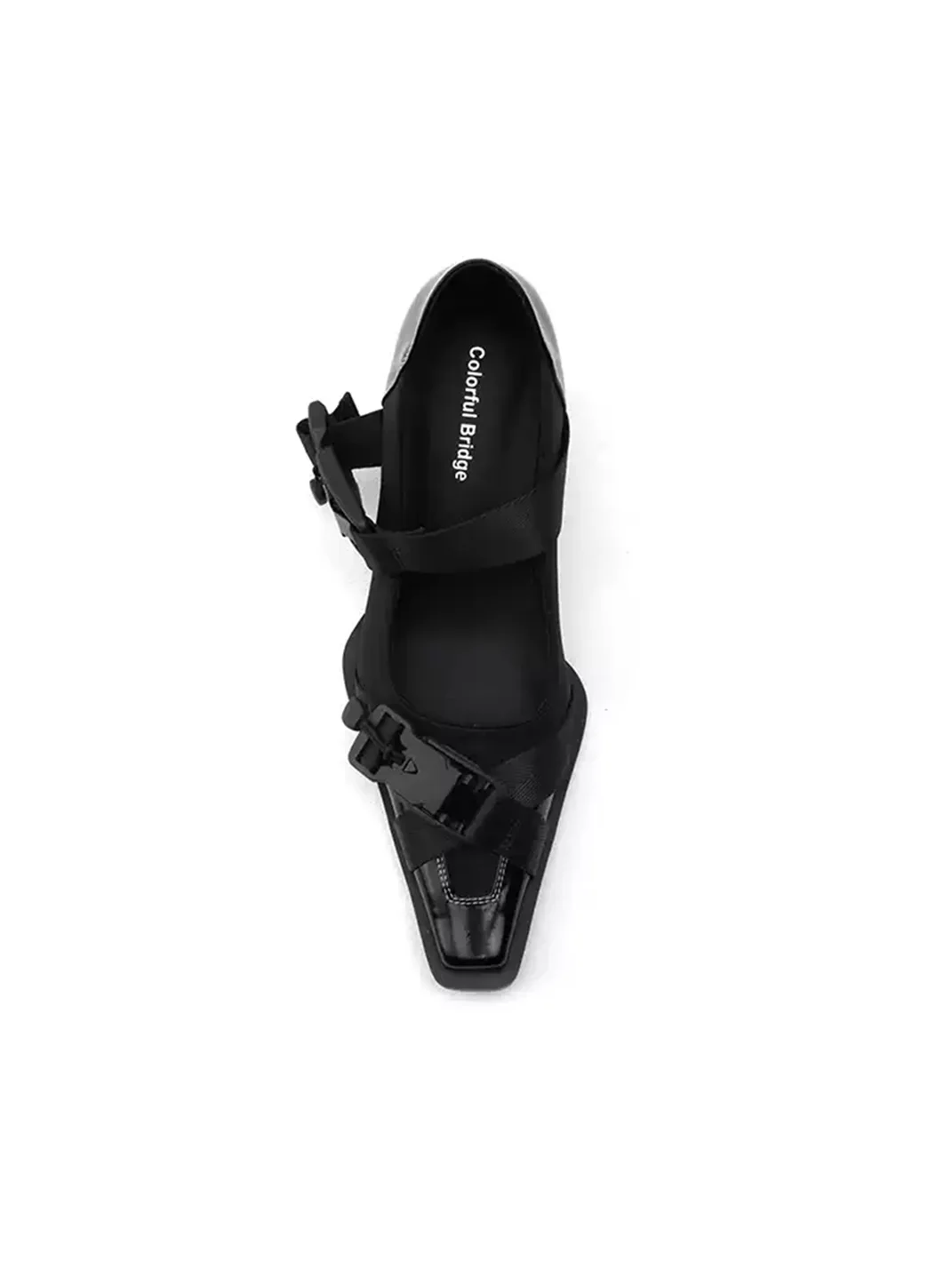 Colorful Bridge | Square Toe Strappy Mary Jane Heels