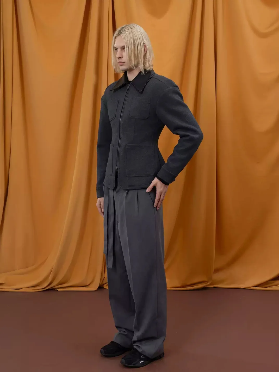CLP | Fitted Multi-Pocket Zip Lapel Jacket