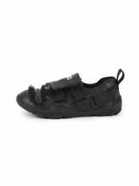 Enqo | Black Lace Strap Ballet Sneakers