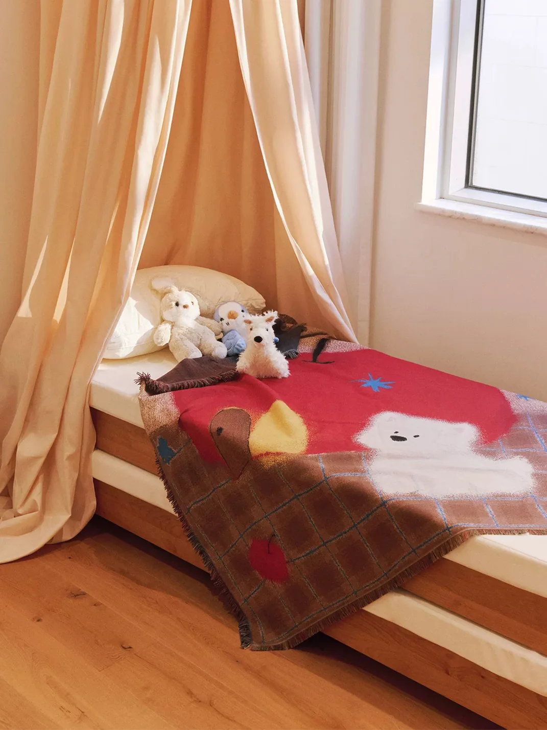 SOREMO | Apple House Jacquard Woven Throw Blanket