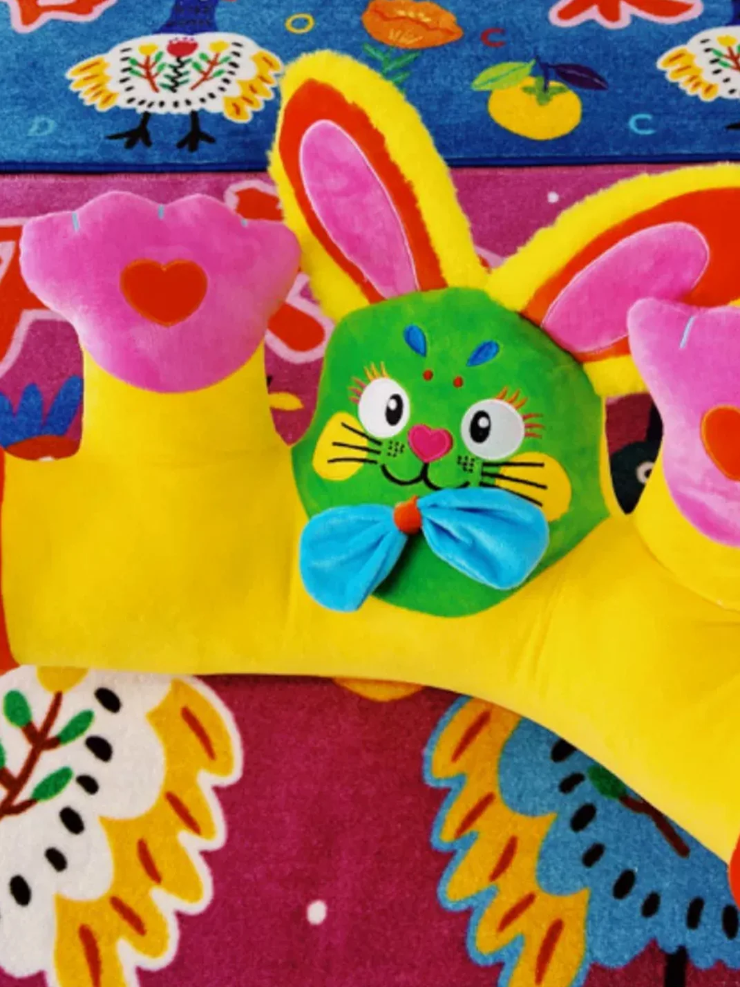 Uodycoco | Rabbit Plush Backrest Pillow