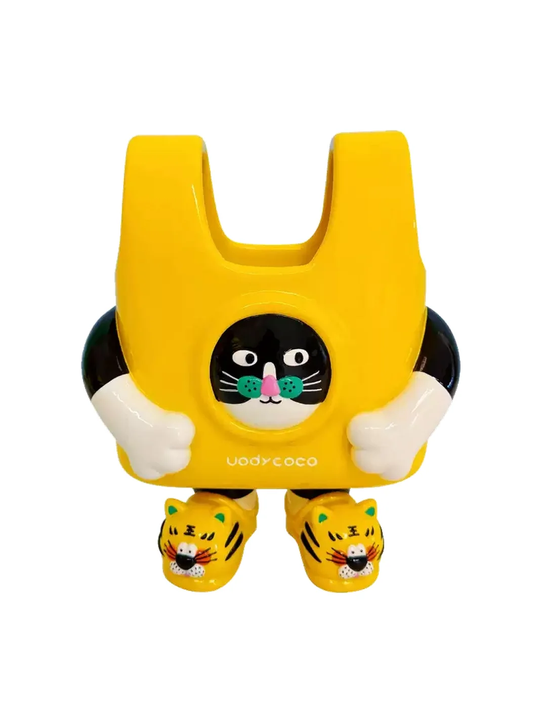 Uodycoco | Hand-Painted Cartoon Cat Flower Vase