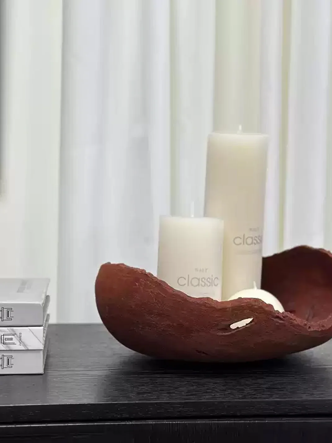 ADRZ | Minimalist Wabi-Sabi Decorative Candle Tray