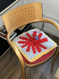 Click | Tufted Celestial Horse Chair Cushion