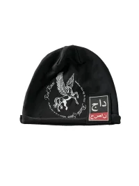 REDRINSE | Winged Pegasus Print Knit Beanie