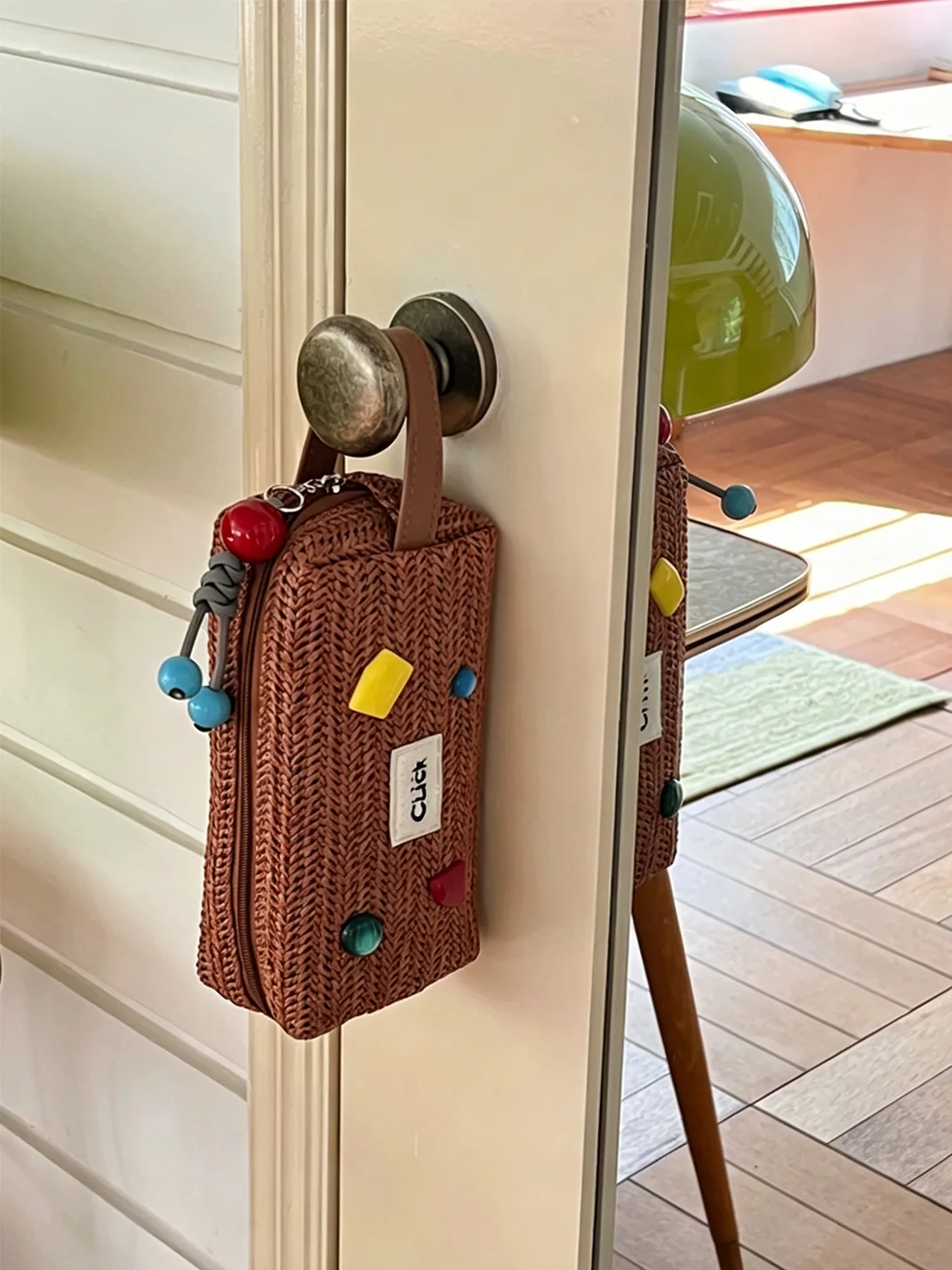 Click | Woven Mini Travel Toiletry Storage Bag