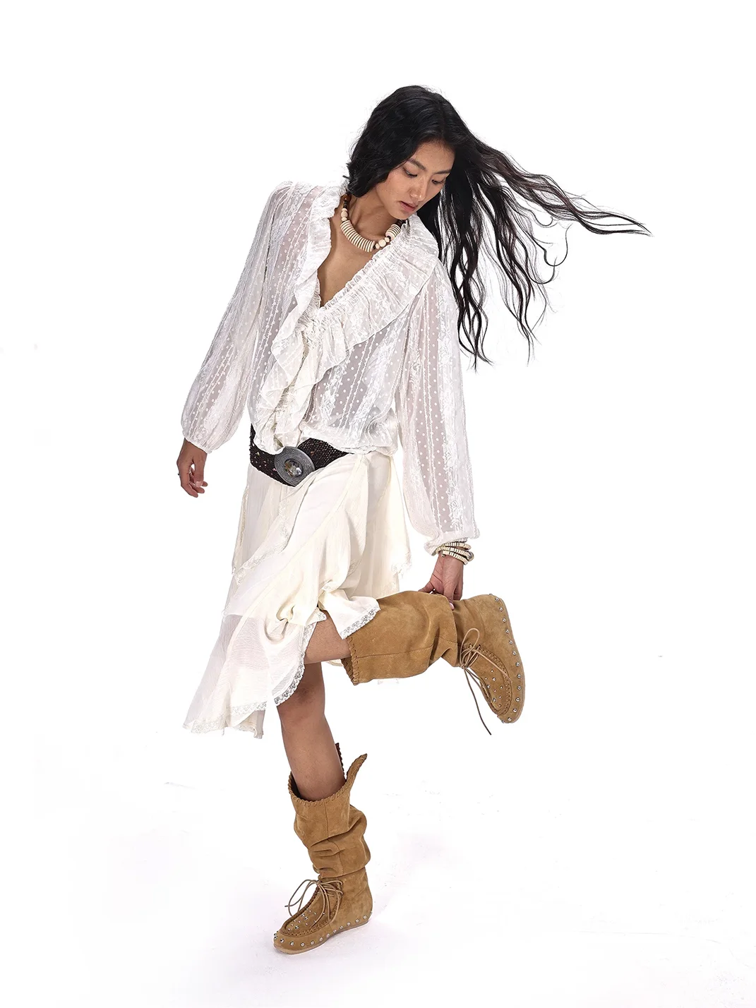 Arcadiagyal | Convertible Fold-Over Slouch Tall Boots