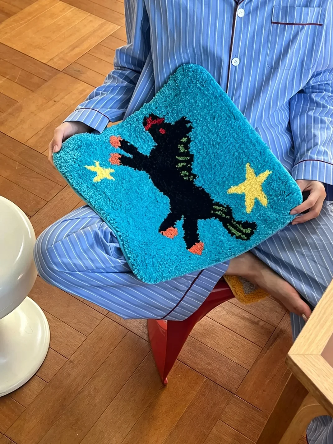 Click | Tufted Celestial Horse Chair Cushion