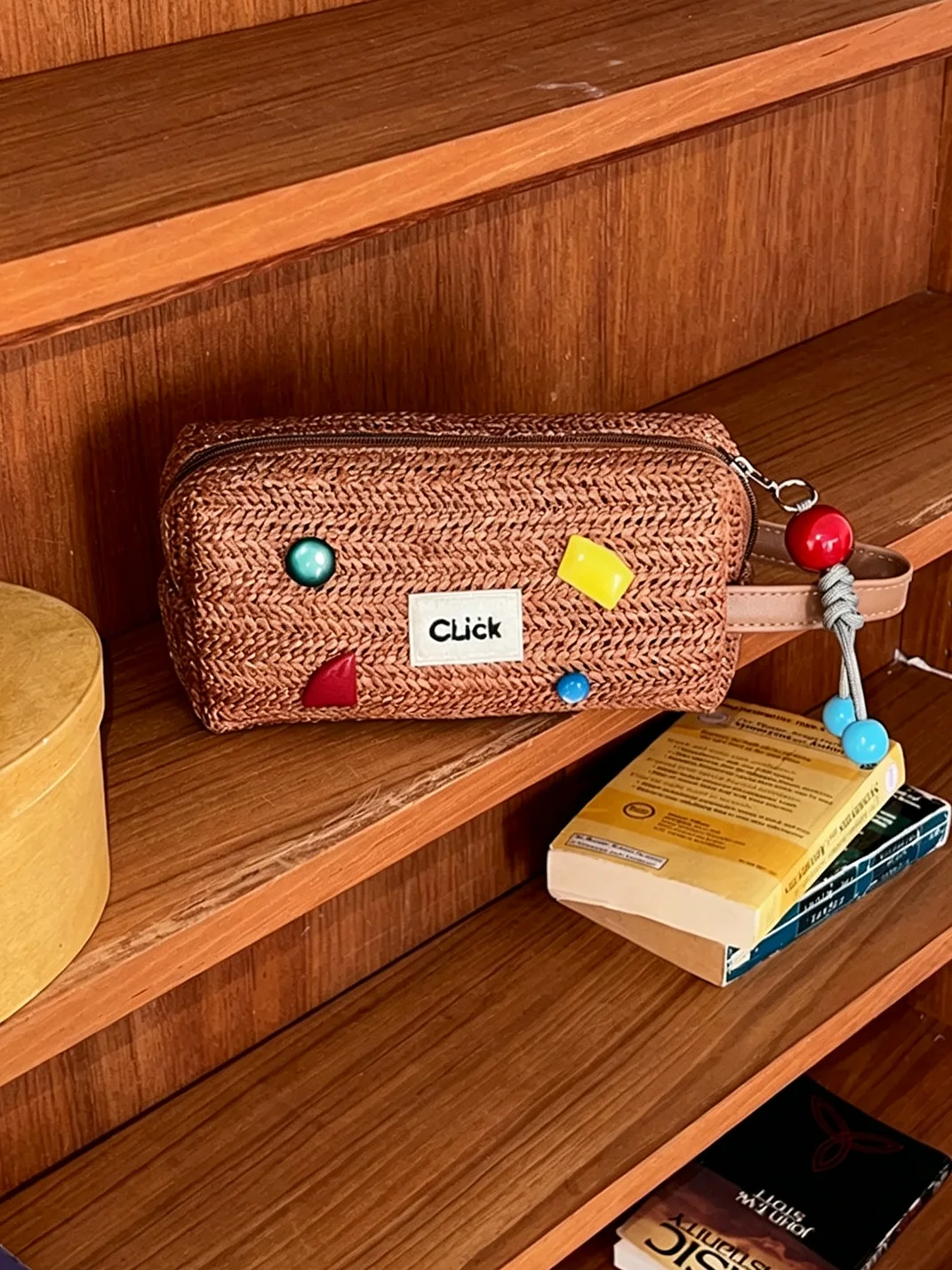 Click | Woven Mini Travel Toiletry Storage Bag