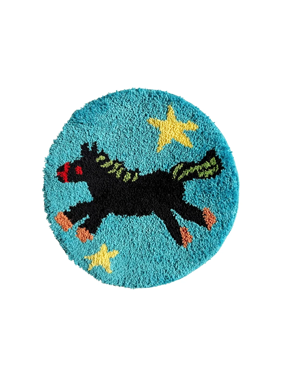 Click | Round Cartoon Animal Tufted Chair Cushion