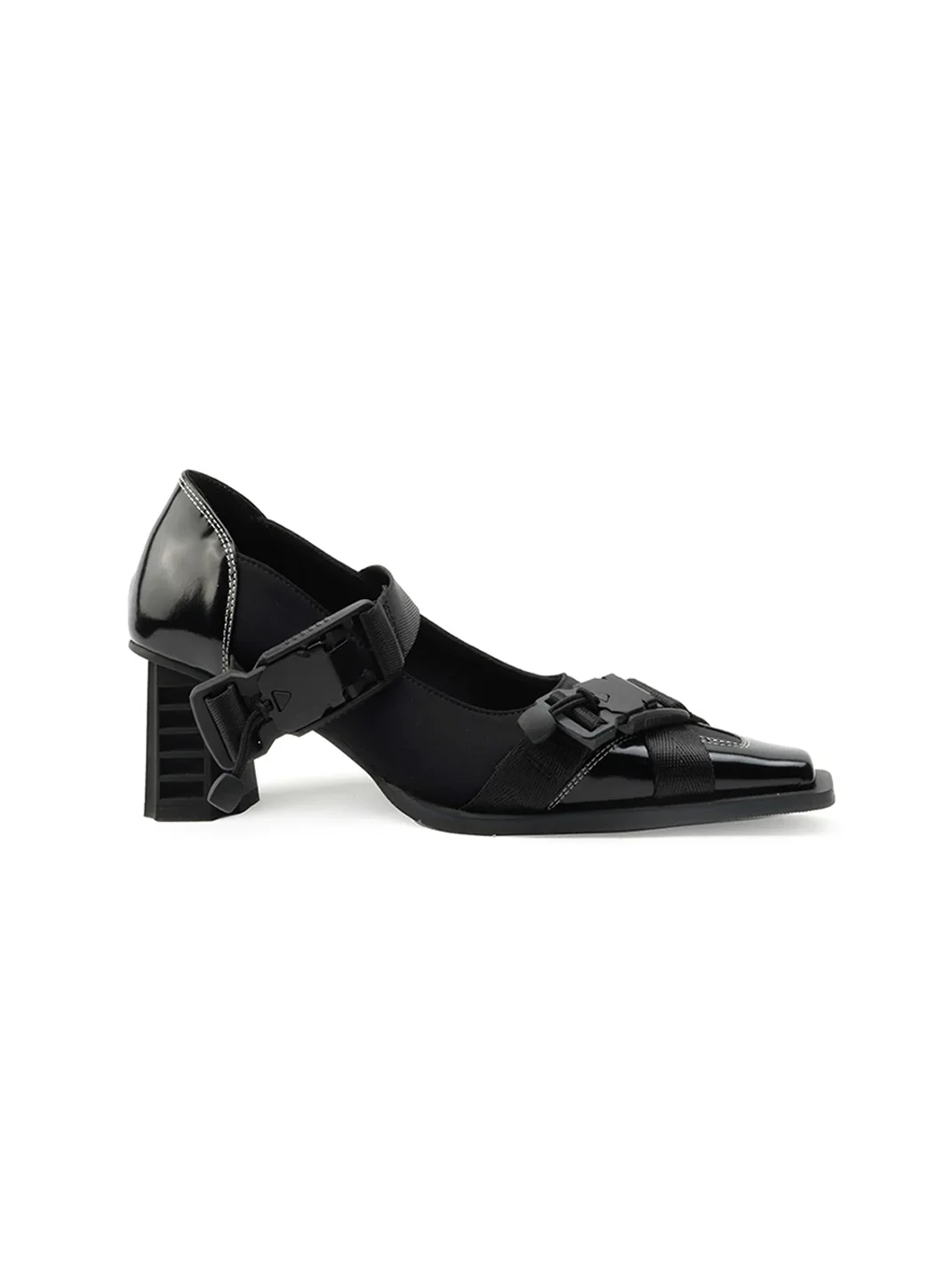 Colorful Bridge | Square Toe Strappy Mary Jane Heels