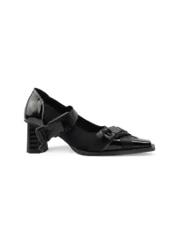 Colorful Bridge | Square Toe Strappy Mary Jane Heels