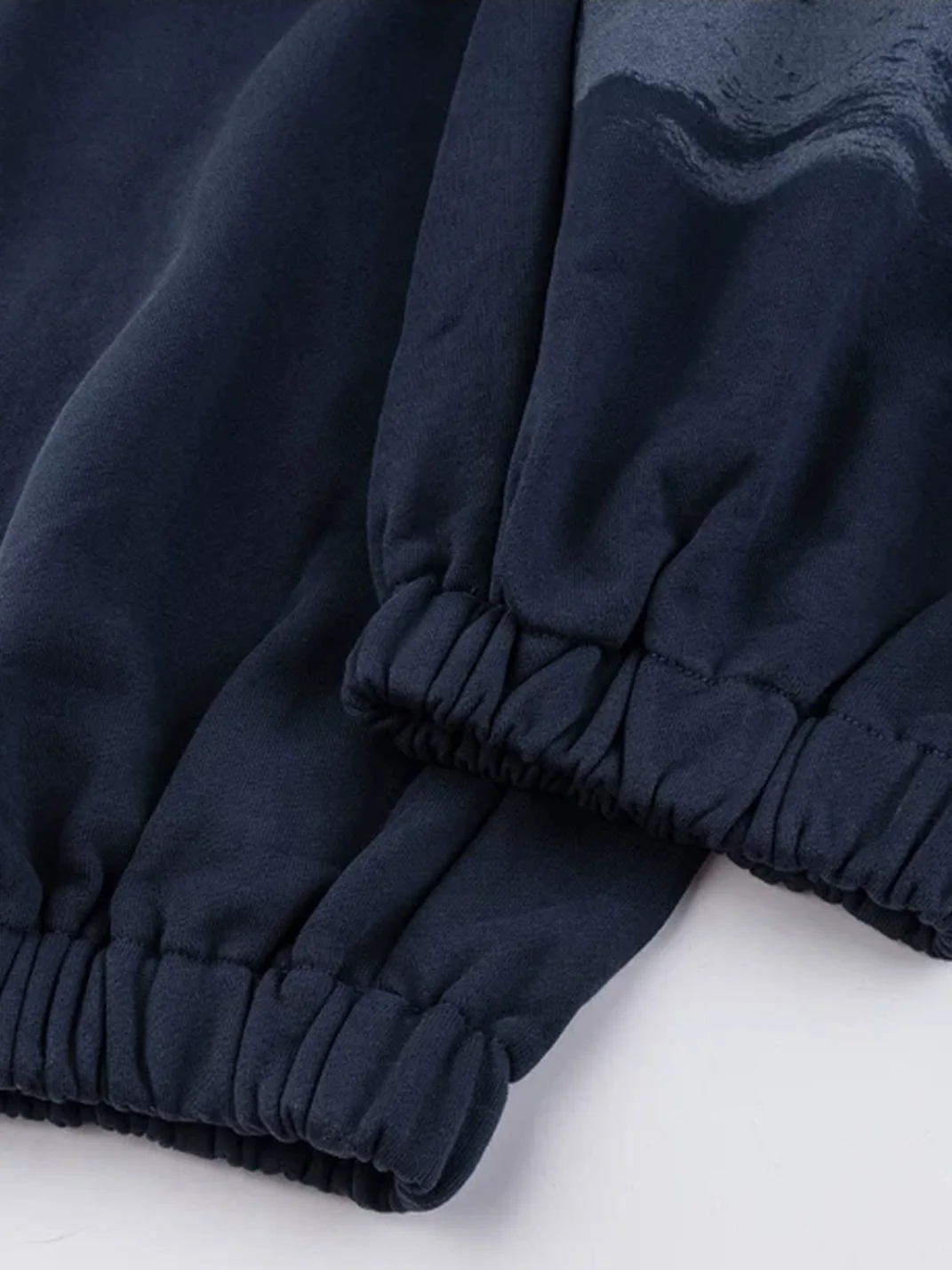 Tiesake | Two-Tone Cotton Wide-Leg Sweatpants