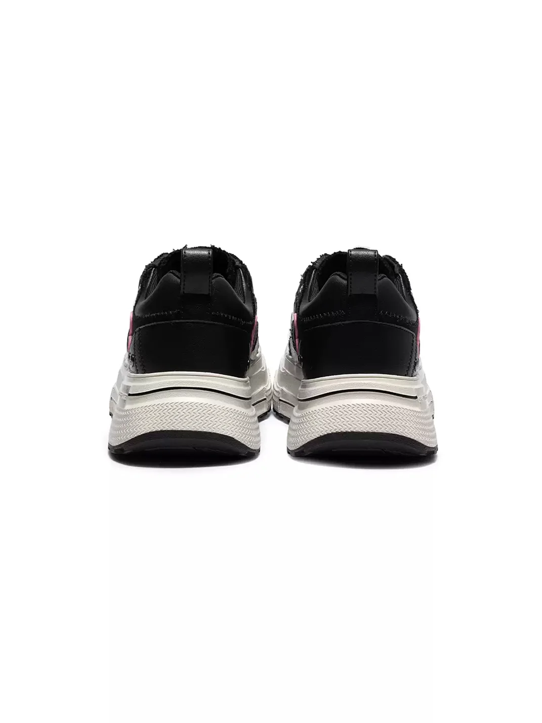 Shootbrand | Distressed Platform Canvas Sneakers