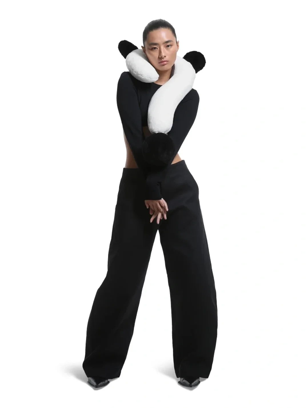 3melifestyle | Panda Question Mark Plush Neck Pillow