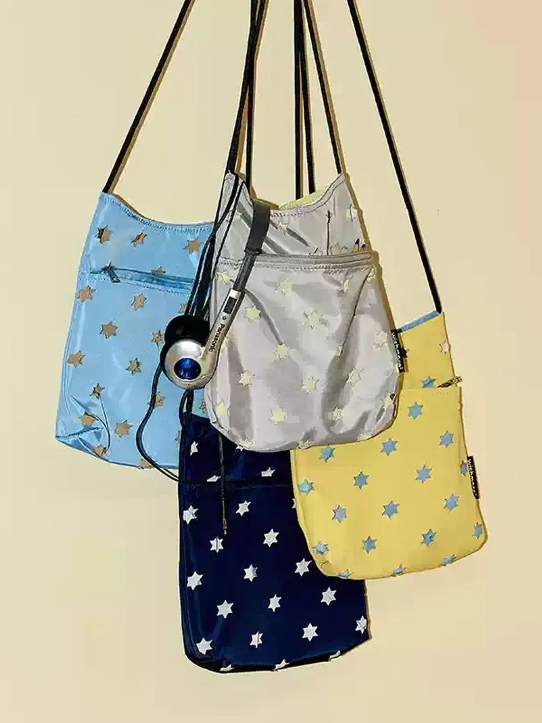 Wishmore | Star Cutout Colorblock Mini Crossbody Bag