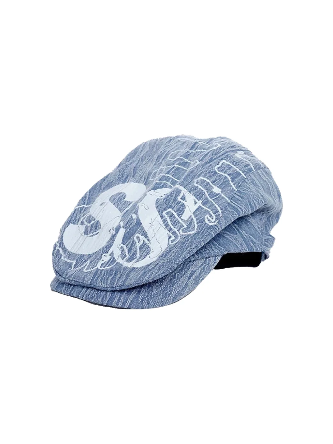 Wishmore | Forest Print Denim Newsboy Beret