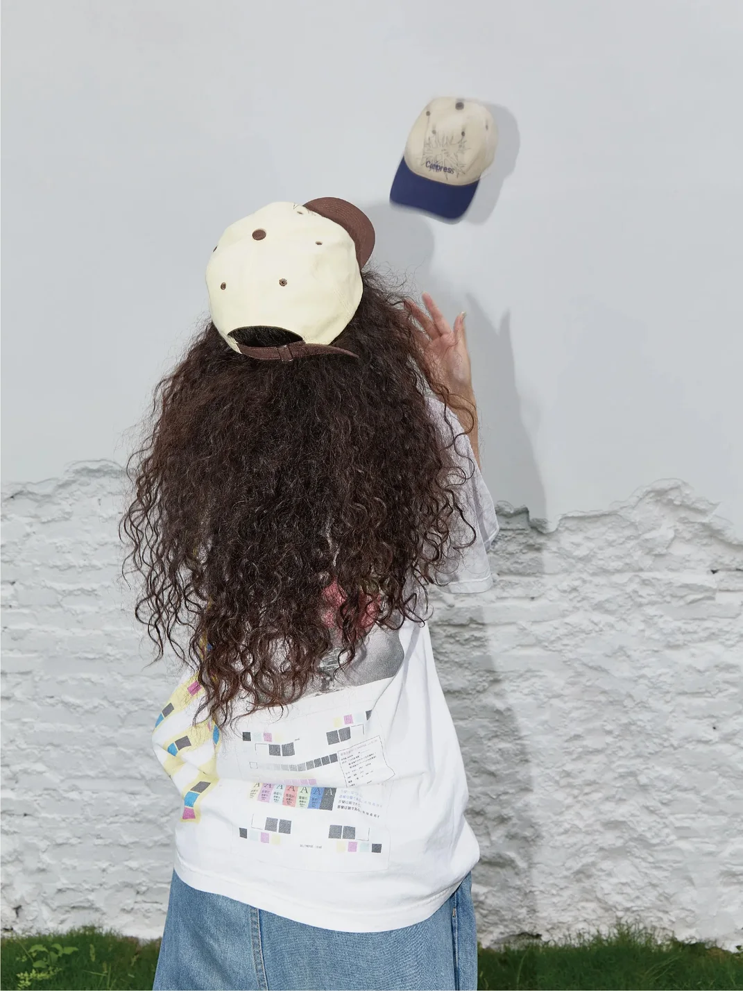 Wishmore | Embroidered Two-Tone Canvas Baseball Cap