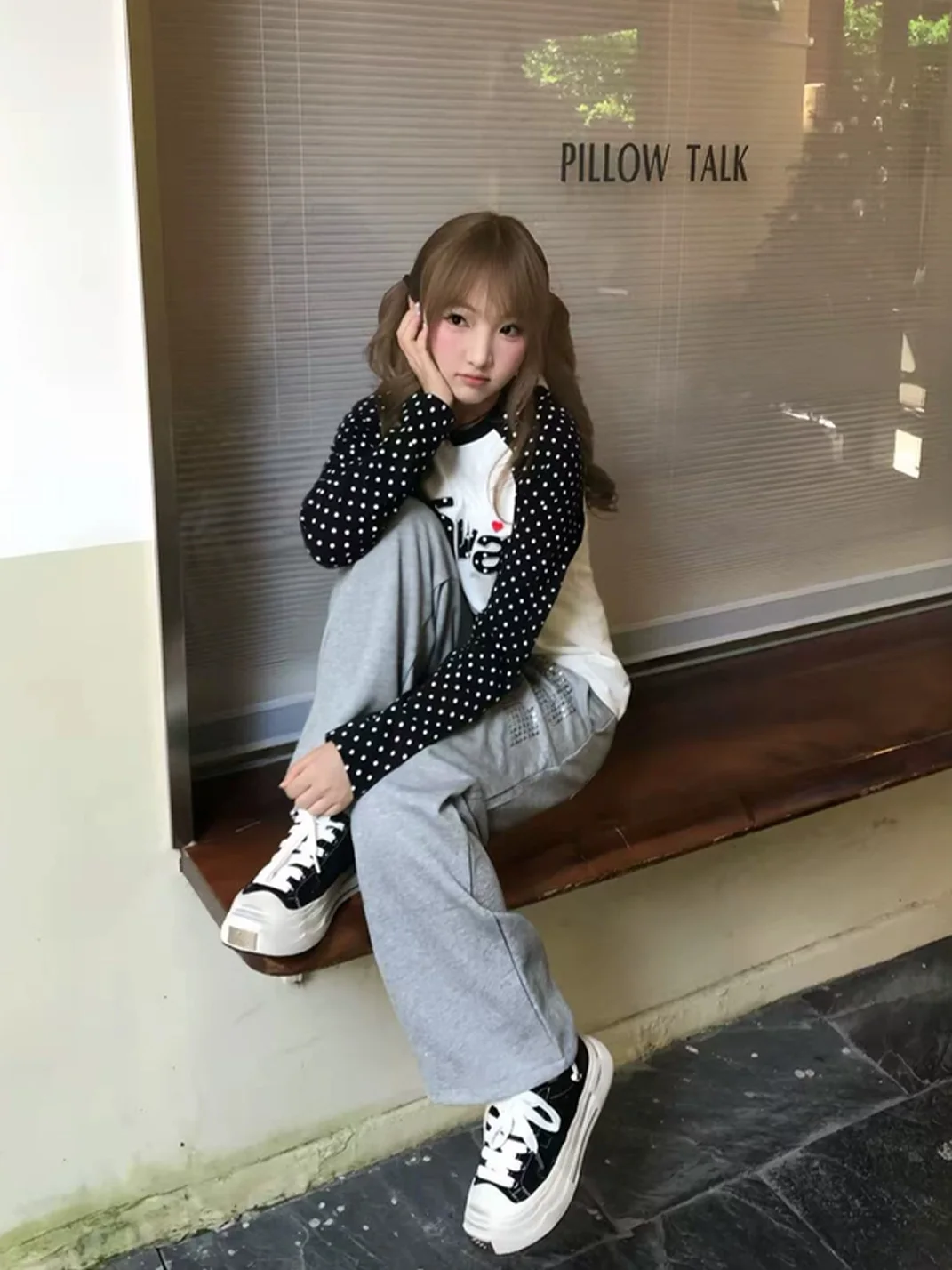 Shootbrand | Distressed Platform Canvas Sneakers