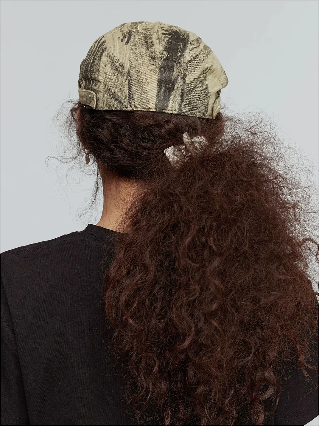 Wishmore | Forest Print Denim Newsboy Beret