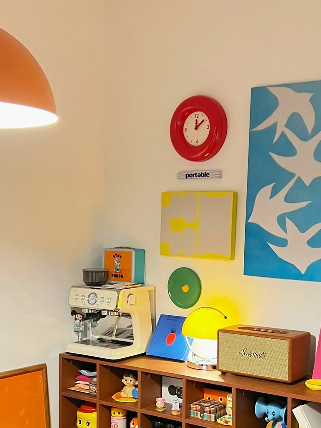 Botro | Retro Futurist Bagel Wall Clock