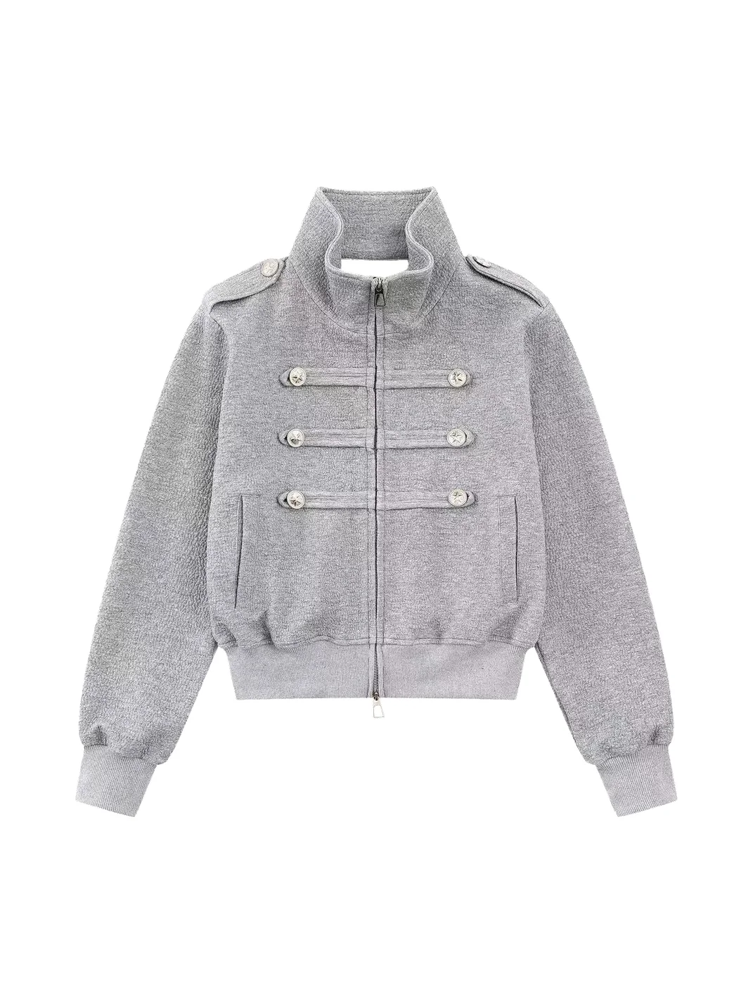 BIGGOLD | Lapel Cardigan Sweatshirt Jacket