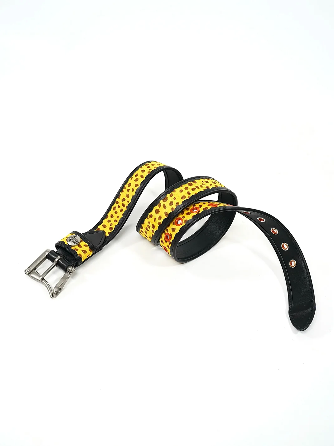 VOWPROGRESS | Leopard Horsehair Leather Belt