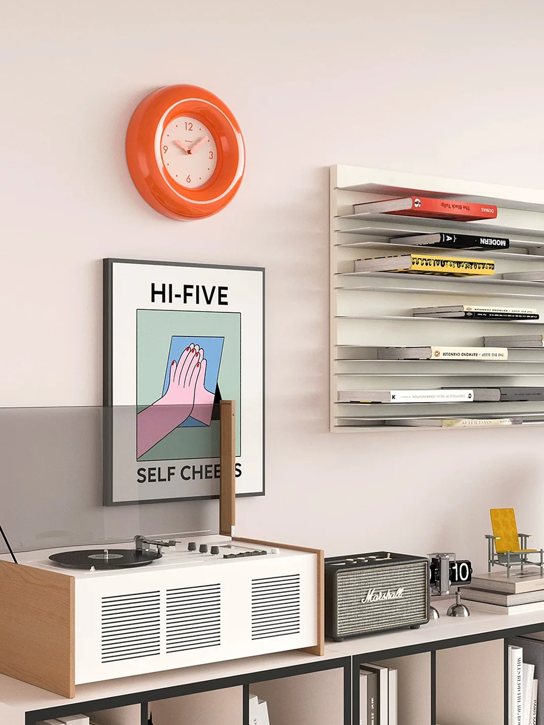 Botro | Bauhaus Retro Bagel Wall Clock