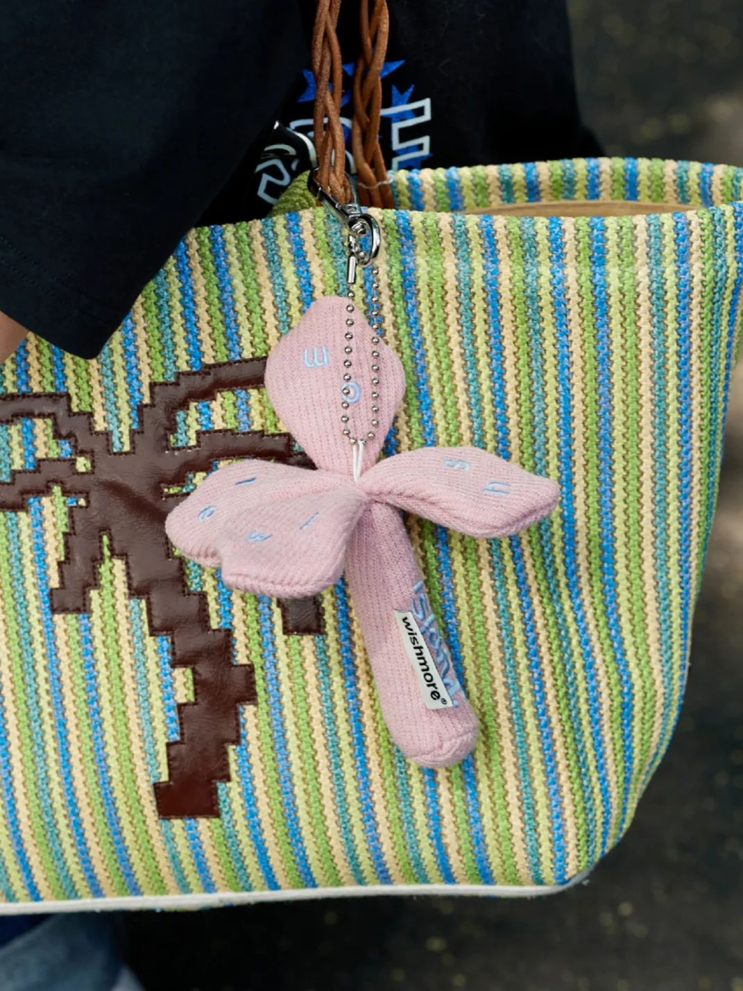 Wishmore | Knit Palm Tree Keychain Bag Charm