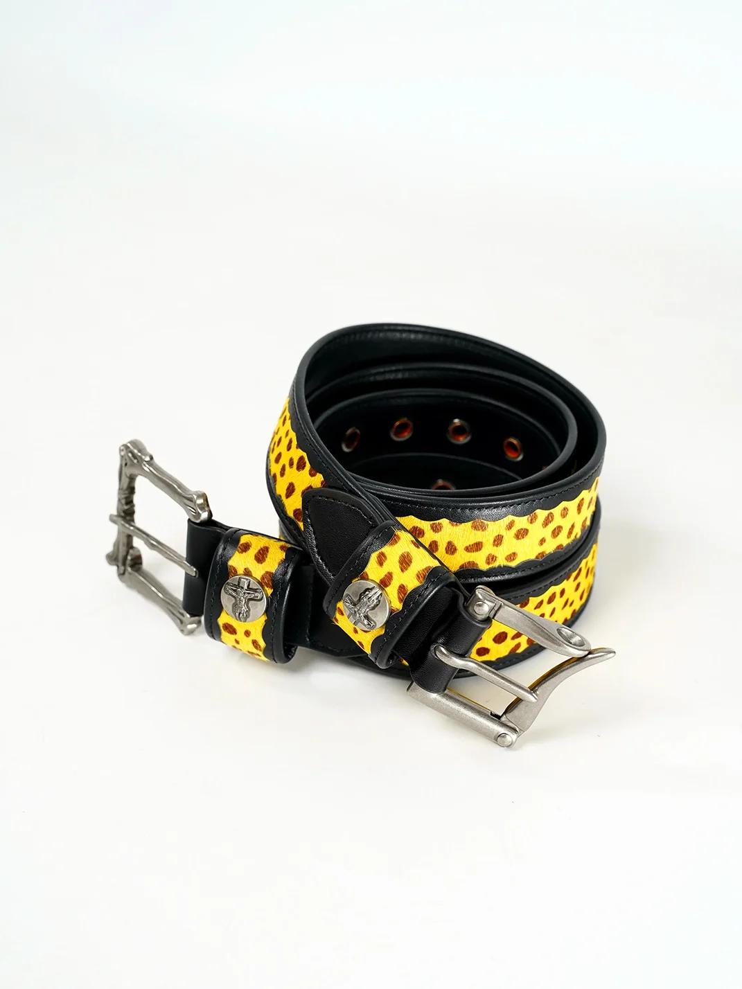 VOWPROGRESS | Leopard Horsehair Leather Belt