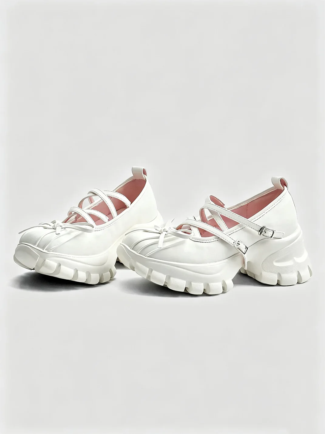 In lucky | Platform Mary Jane Flats