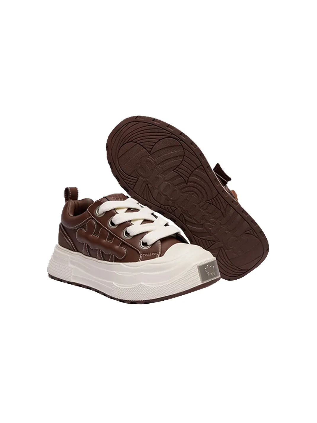 Shootbrand | Leather Platform Retro Sneakers