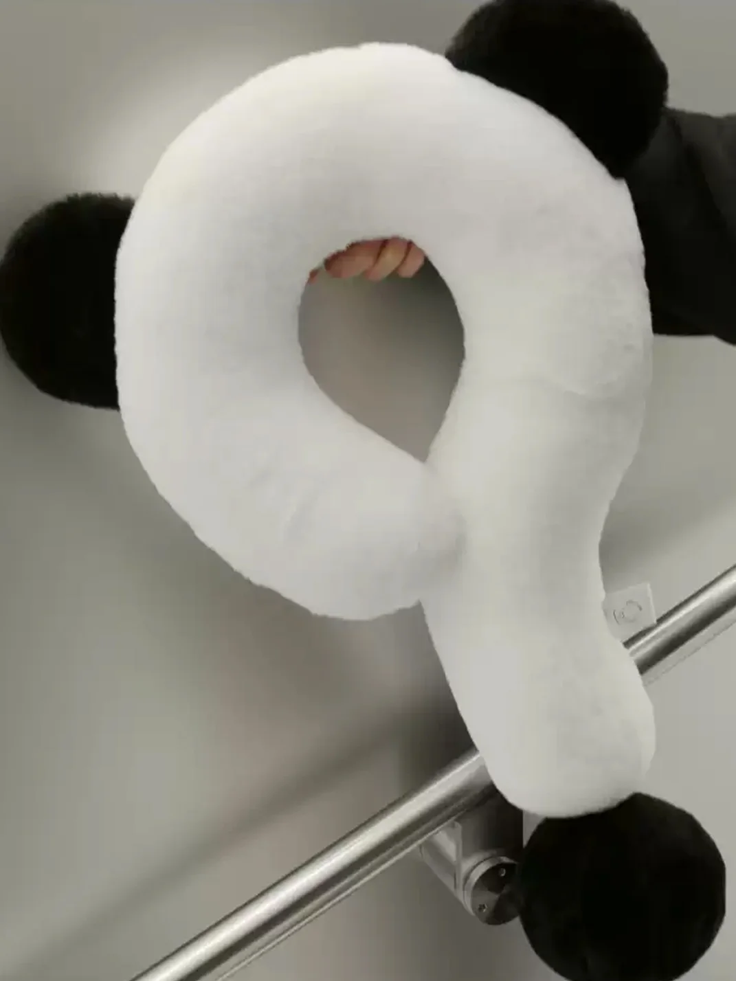 3melifestyle | Panda Question Mark Plush Neck Pillow