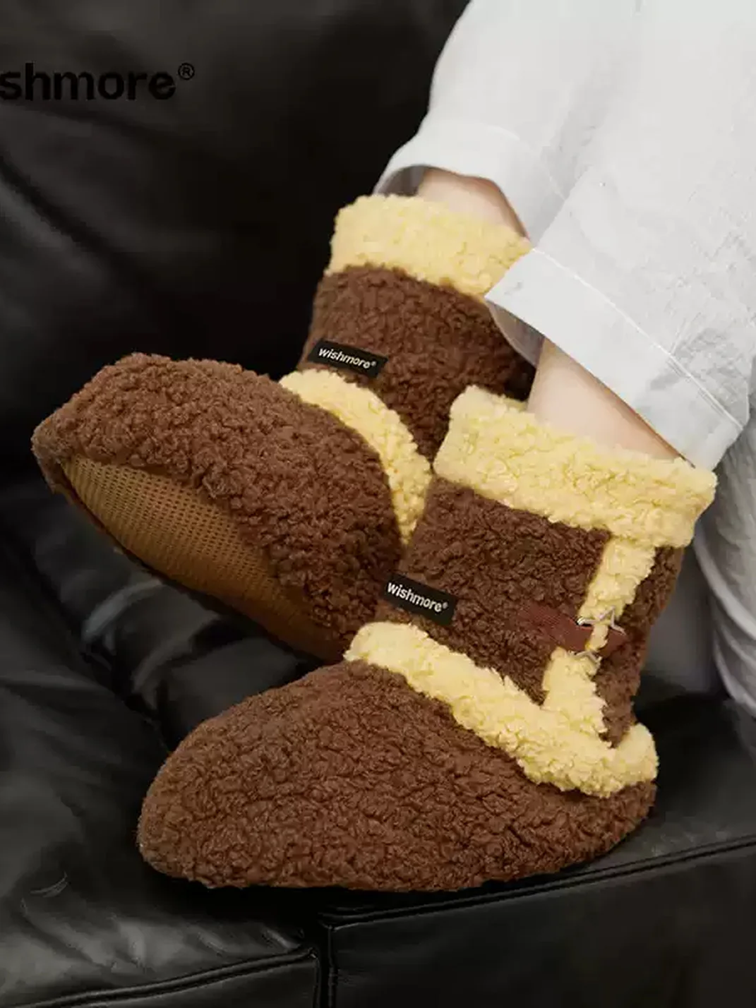 Wishmore | Fluffy Mid-Calf Home Socks