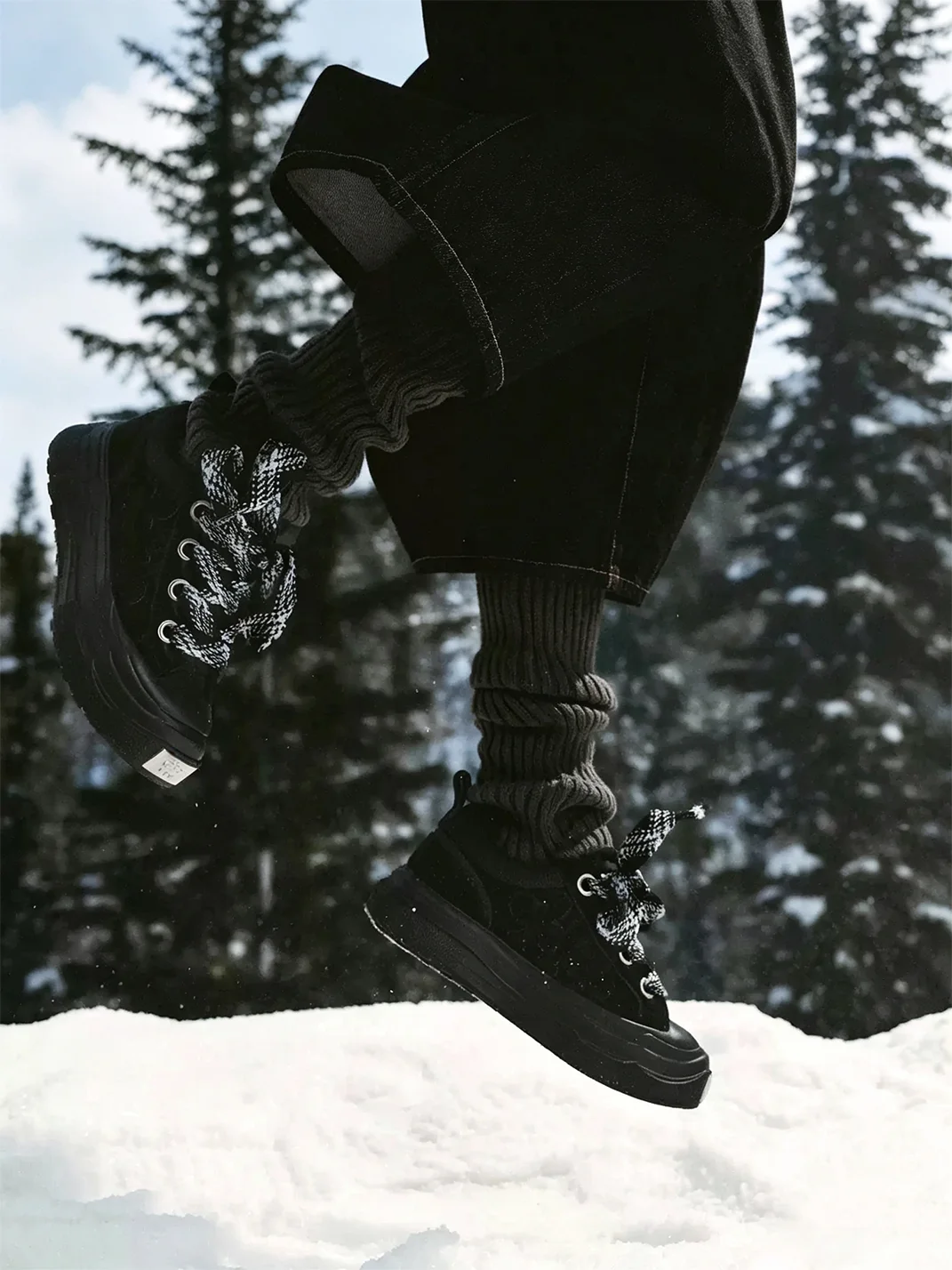 Shootbrand | Plush Platform Canvas Sneakers