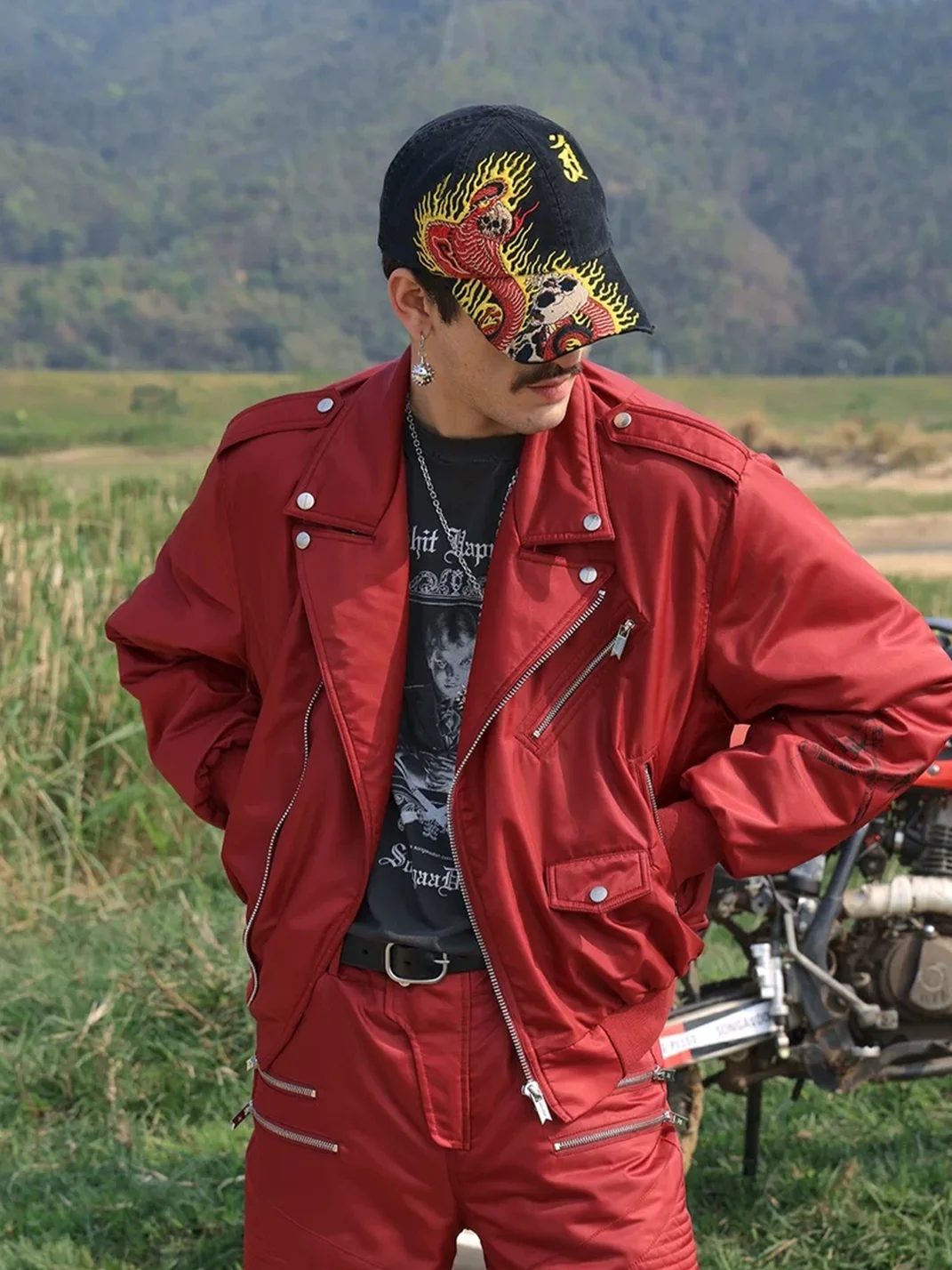 SONGAADON | Snake Sanskrit Embroidered Cap