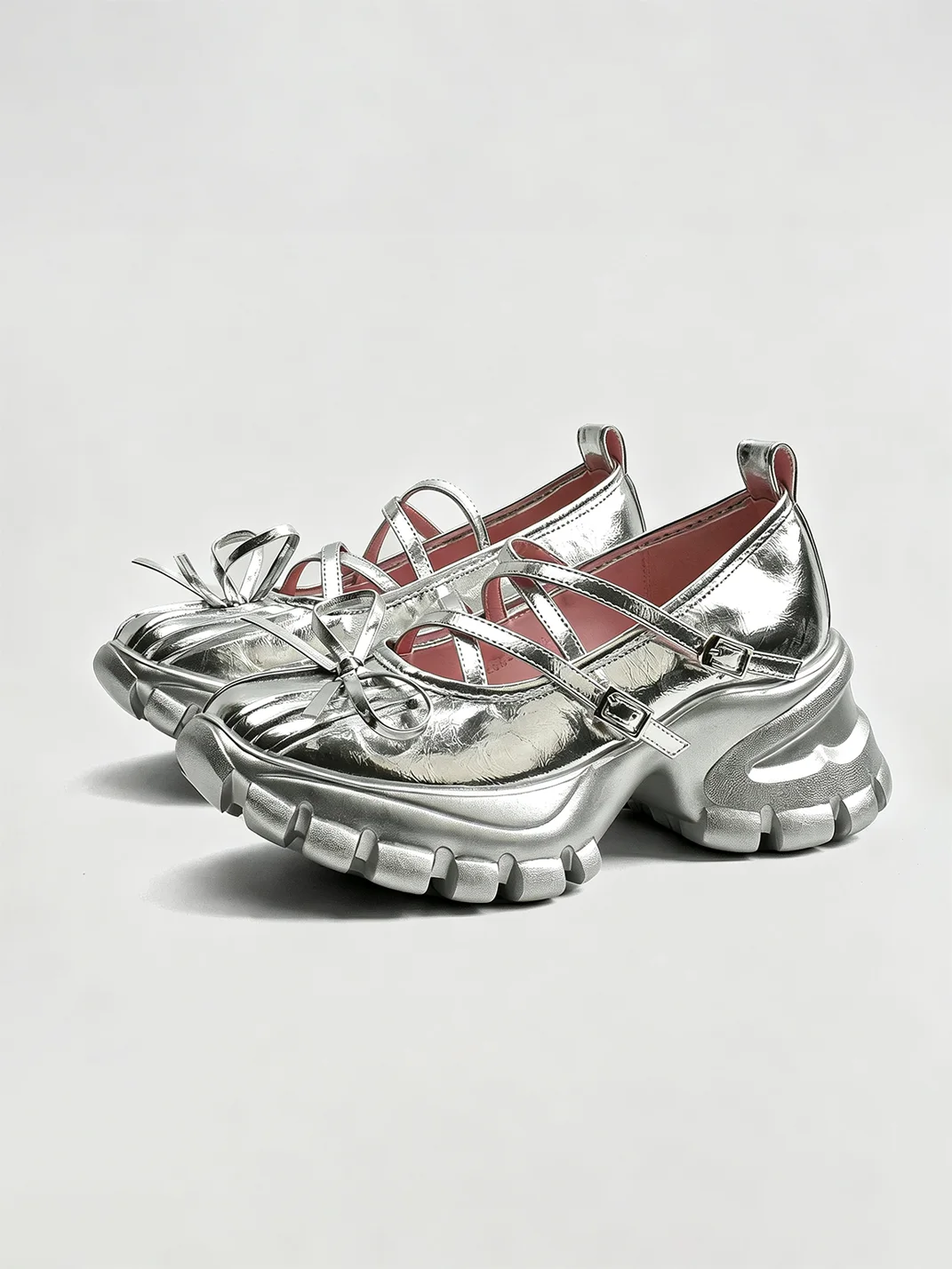 In lucky | Platform Mary Jane Flats