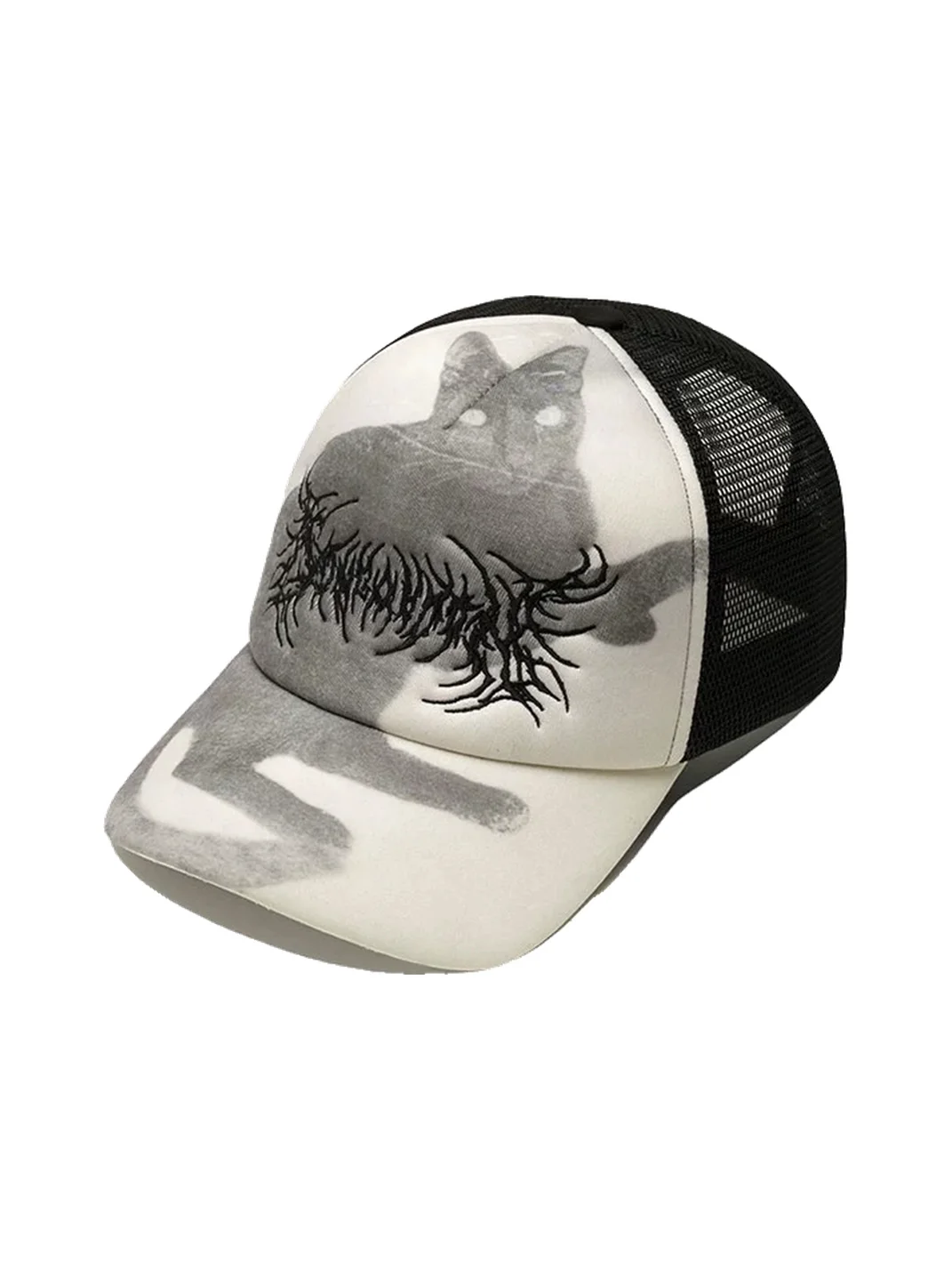 SONGAADON | Cat Cyber Symbol Trucker Hat